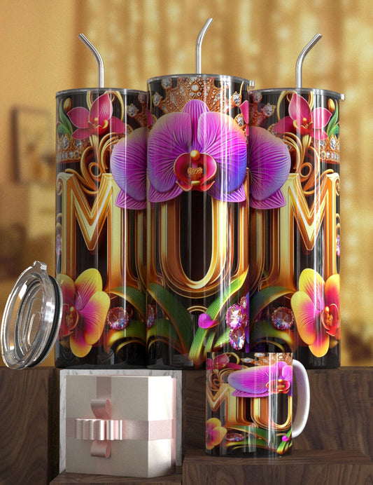 Mom Gold Tumbler